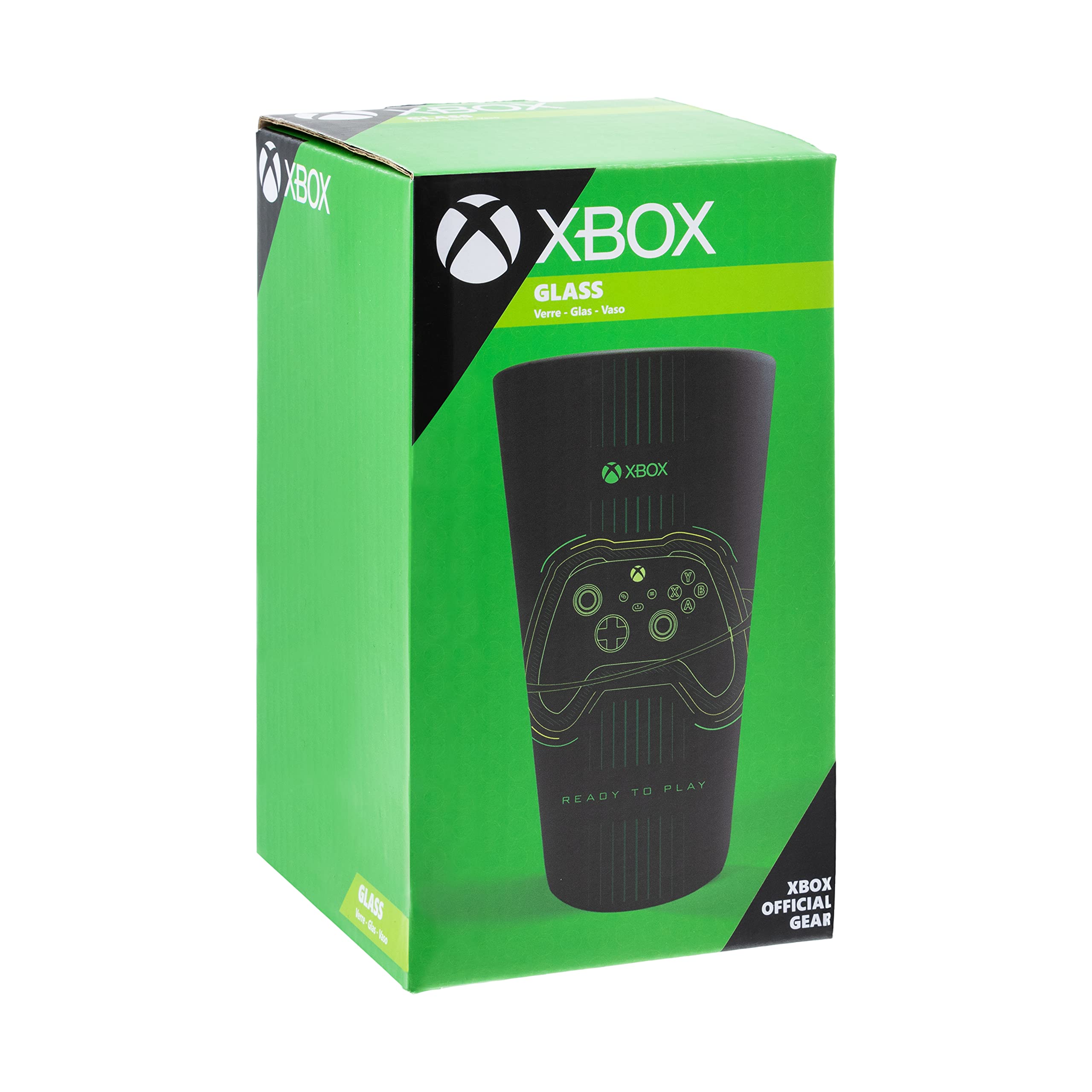 Paladone Xbox Trinkglas 400 ml Tumbler mattschwarz