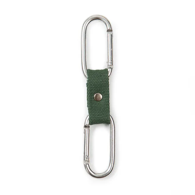 Kikkerland Home Dual-Clip Buddy Karabiner Doppel-Clip Metall