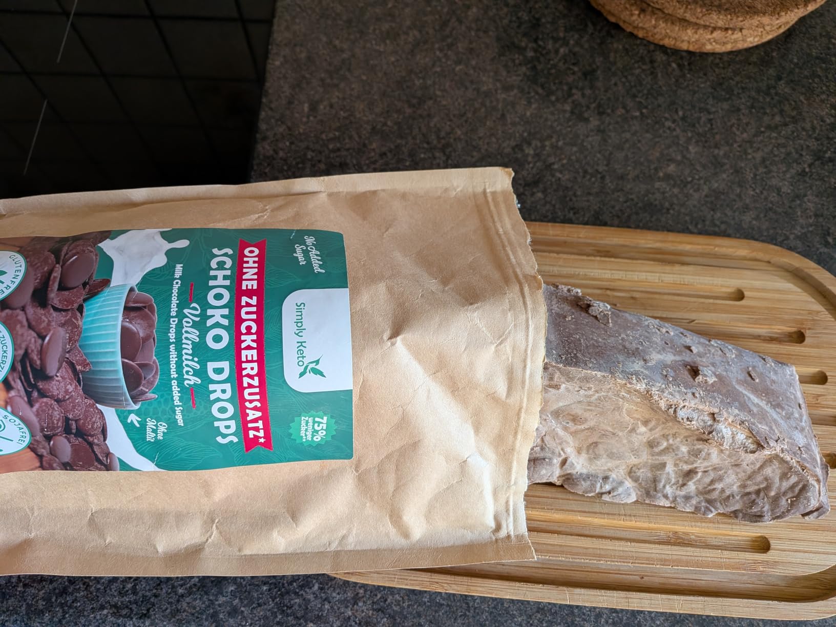 Simply Keto Schokodrops Vollmilch 200 g ohne Zuckerzusatz