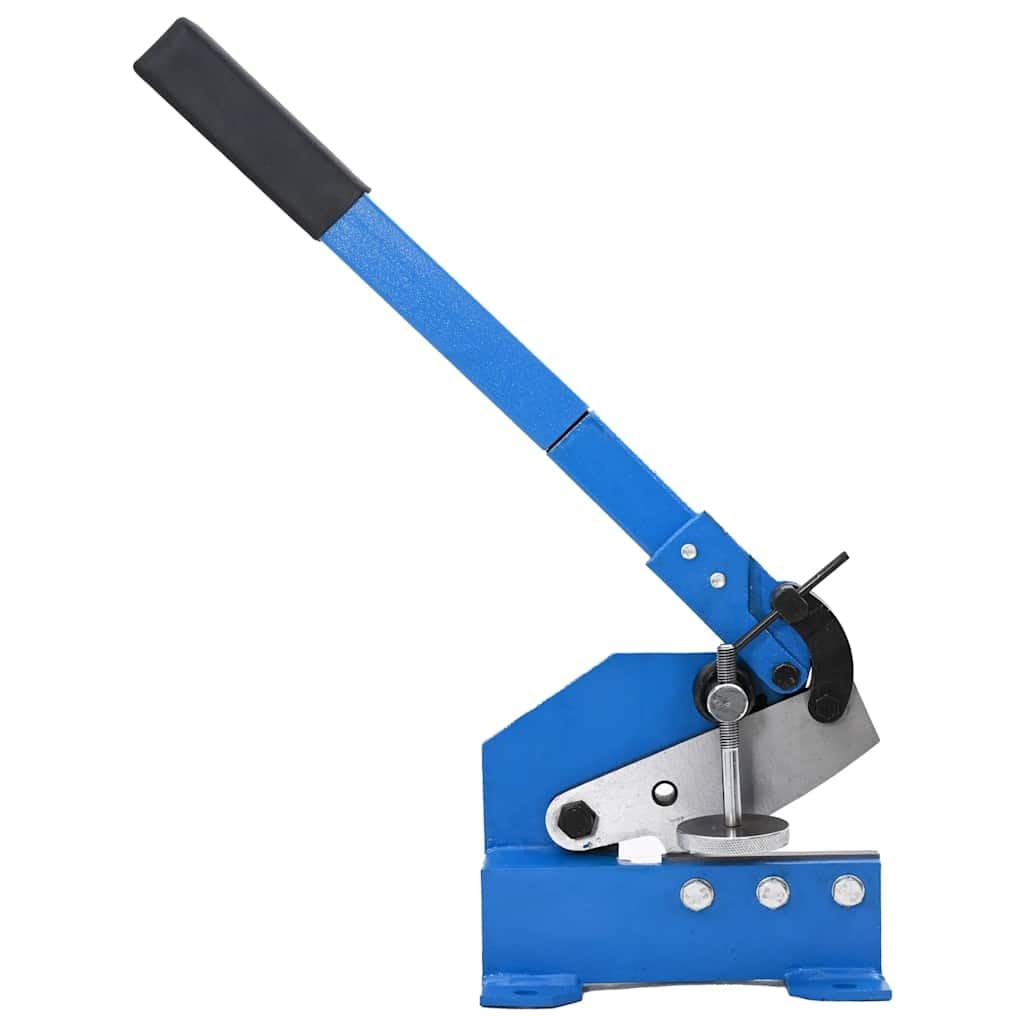vidaXL Hebelschere 125 mm Blau Stahl für Blech und Stangen