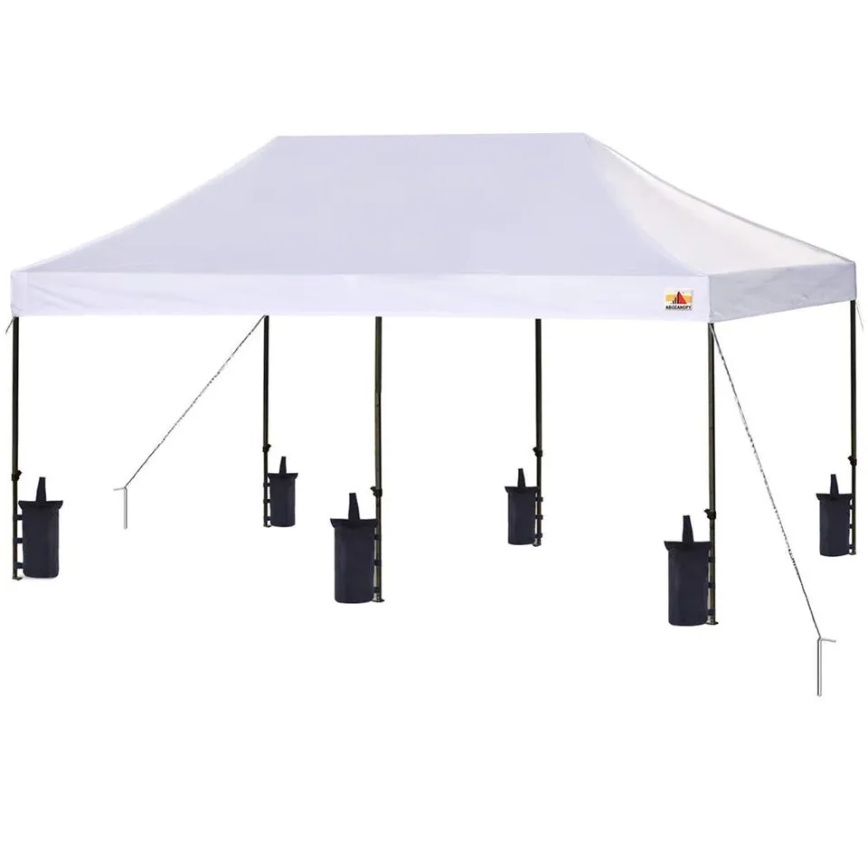 Serenelife Camping Faltpavillon 3x6m Weiß wasserdicht
