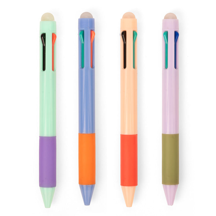 Kikkerland Tech & Stationery Multicolor Erasable Pen 4-farbig