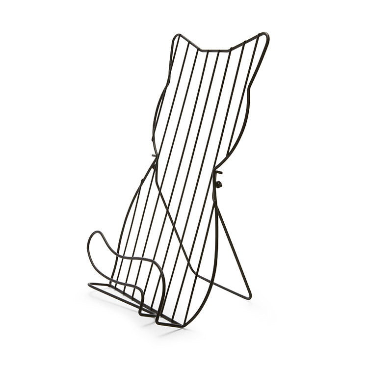 Kikkerland Home Cat Buchstütze Katzen-Motiv Kochbuch