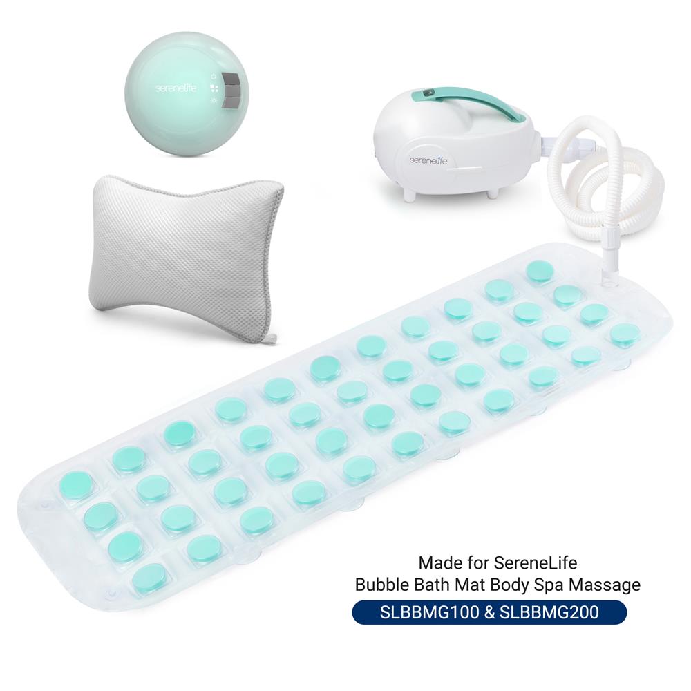 Serenelife Bathroom Badekissen Mesh mit Saugnäpfen