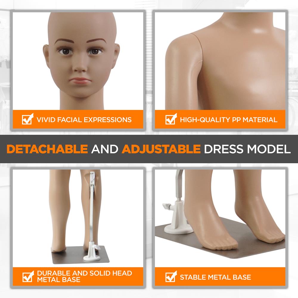 Serenelife Clothing Schneiderpuppe Kind Ganzkörper weiblich 110 cm