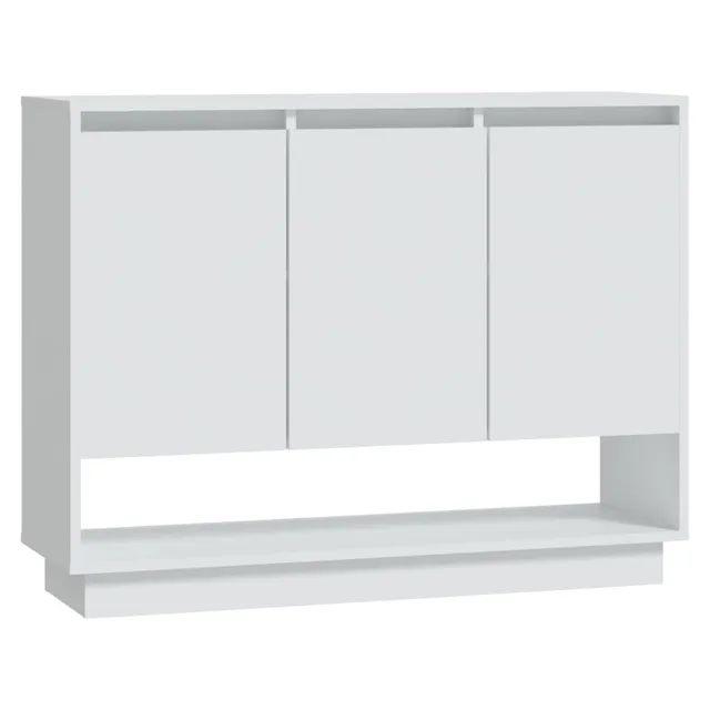 vidaXL Möbel Sideboard 3 Türen Weiß 97x31x75cm Holzwerkstoff