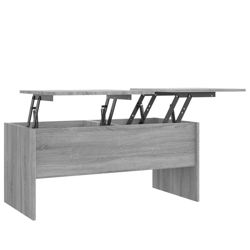 vidaXL Möbel Couchtisch höhenverstellbar Sonoma-Eiche 102cm