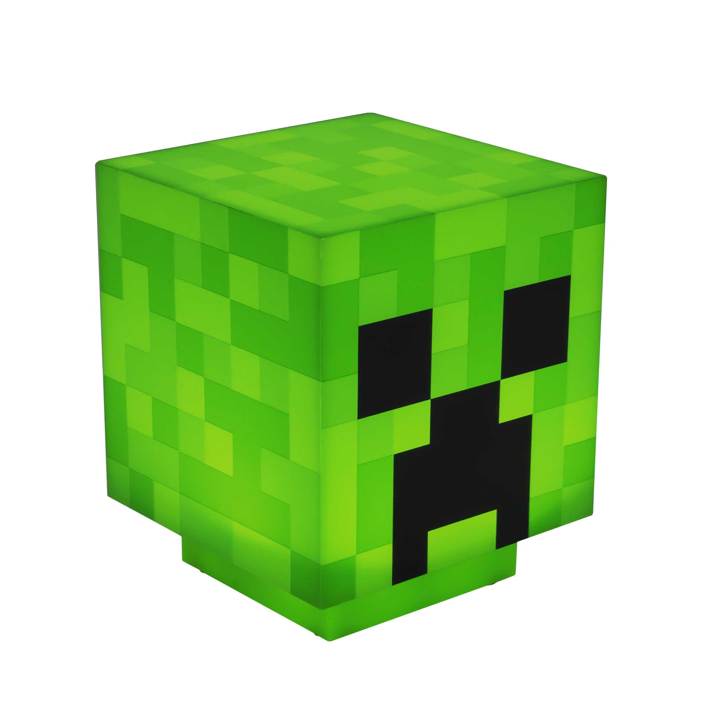 Paladone Minecraft Creeper Tischlampe Grün mit Sound