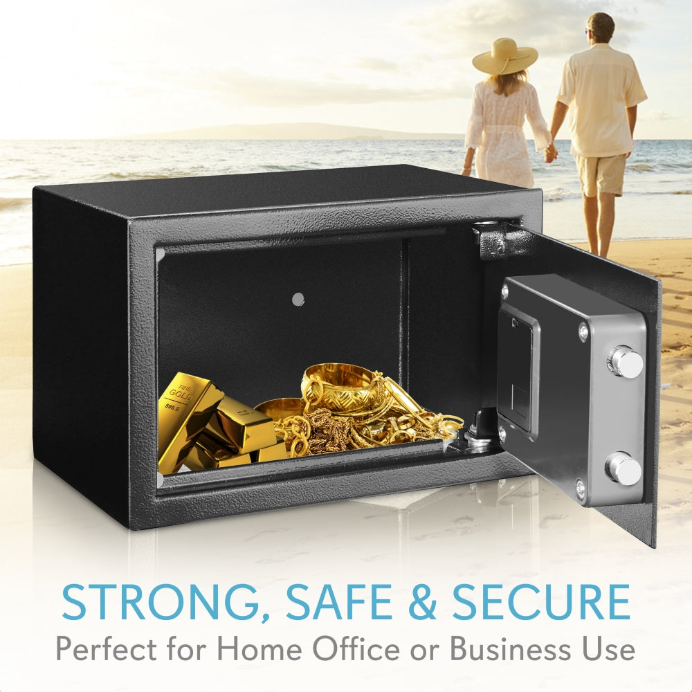 Serenelife Storage Safe Box Elektronik-Tresor Stahl 31cm