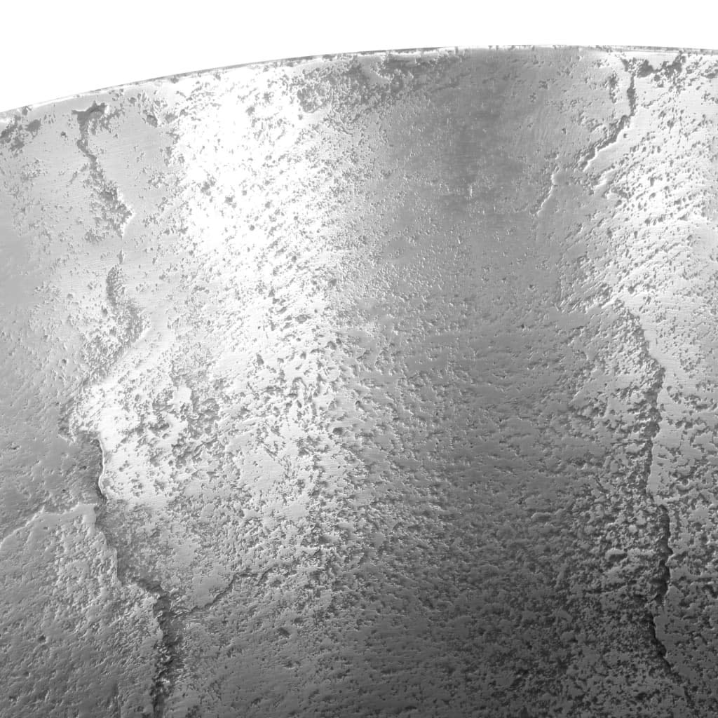 vidaXL Sektkühler Vollaluminium Silber 39x29x71 cm