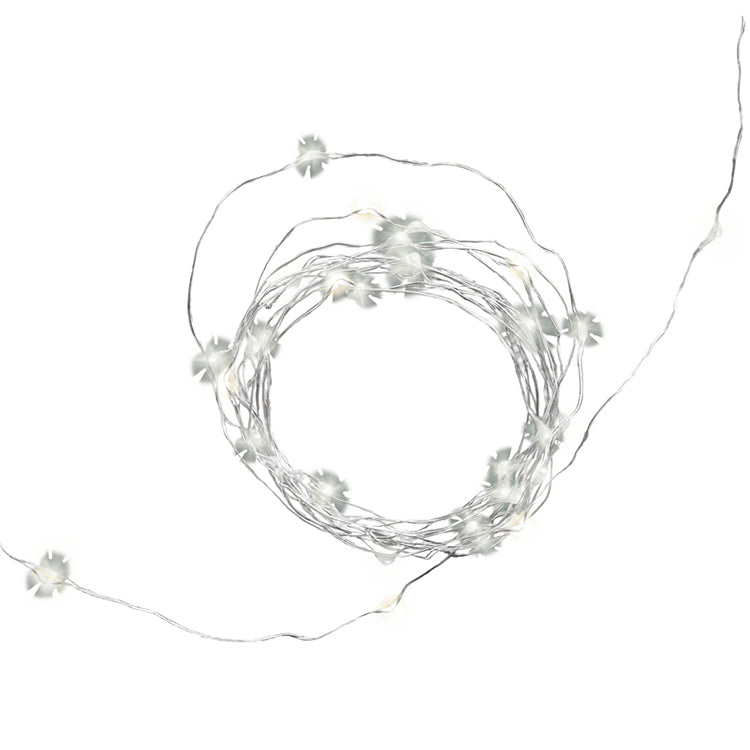 Kikkerland Home Silver Wire Lichterkette Batterie Draht