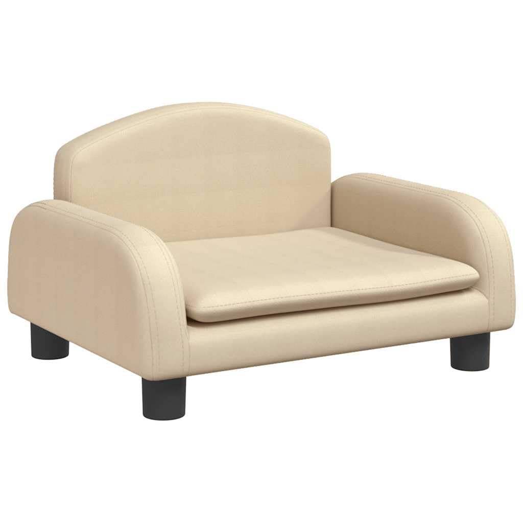 vidaXL Hundebett Hellgrau 70x45x30 cm Stoff Hundesofa