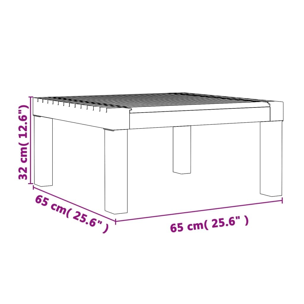 vidaXL Heim & Garten Lounge-Set 3-TLG PP Weiss mit Kissen