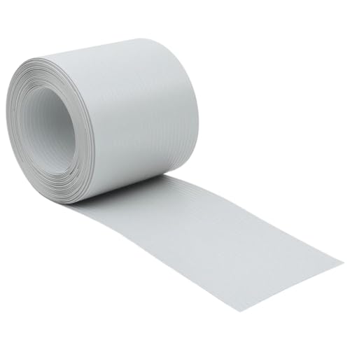 vidaXL Heim & Garten Sichtschutzstreifen Hellgrau 10 Stk PVC