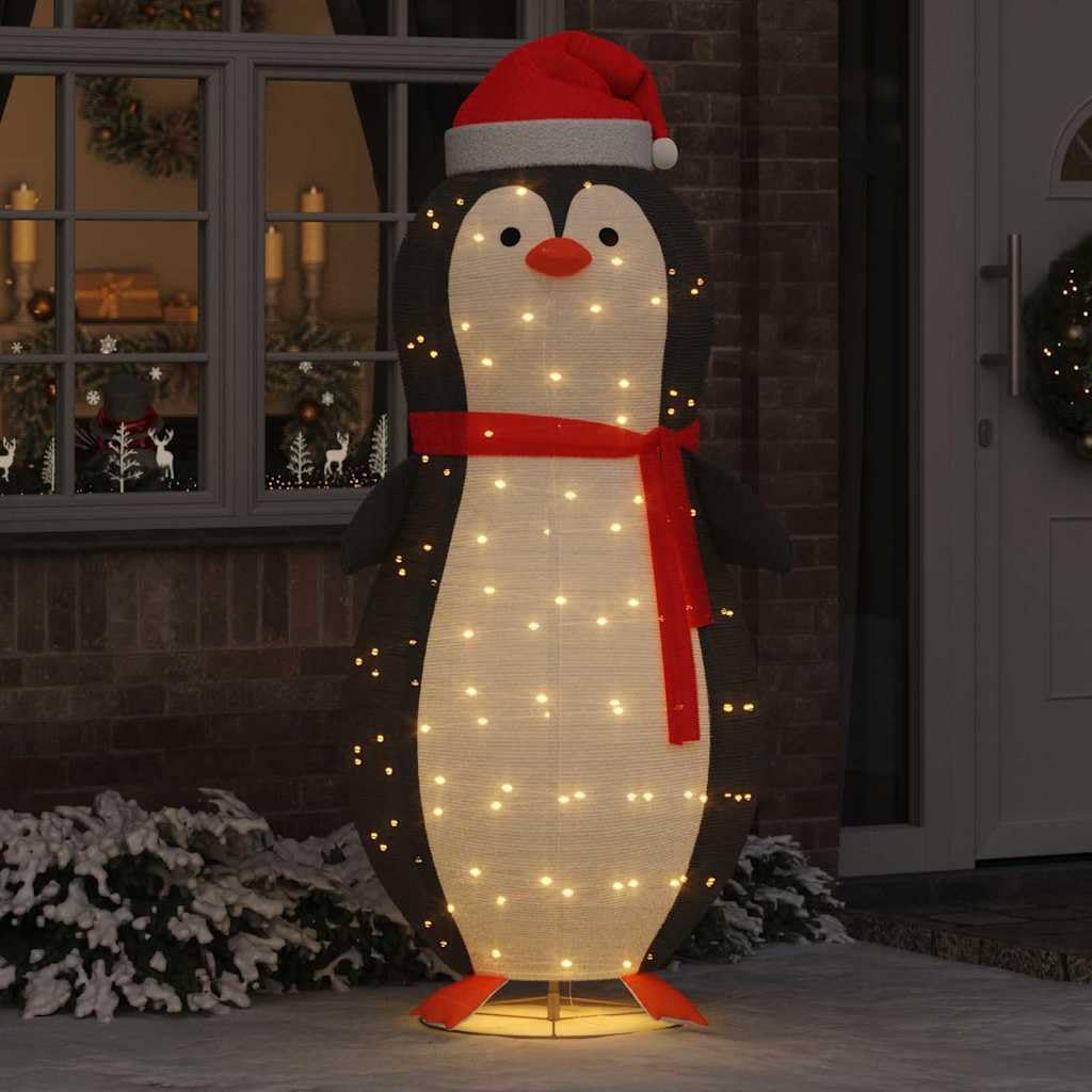 vidaXL Heim & Garten Schnee-Pinguin Figur 600 LED warmweiß 178cm