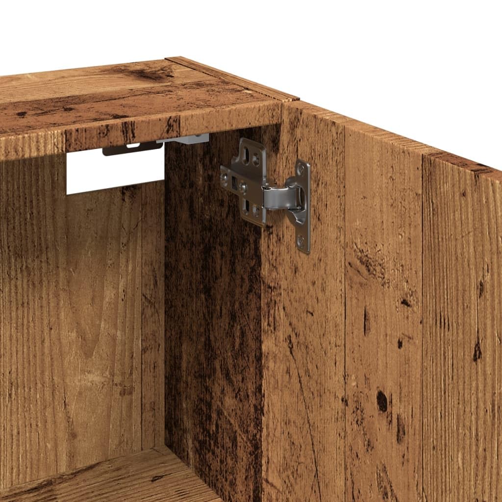 vidaXL Wand-Badschrank Artisan-Eiche 32x20x67 cm mit Tür