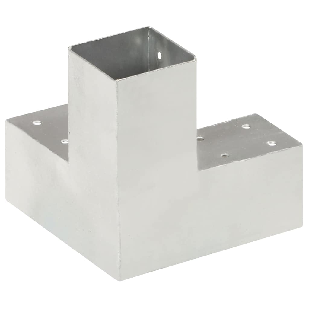 vidaXL Pfostenverbinder 71x71mm Verzinkt Y-Form 4 Stück Metall