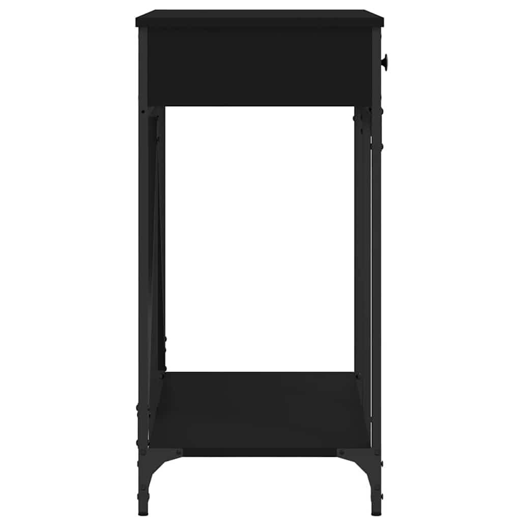 vidaXL Konsolentisch Schwarz Flurtisch 100x39x78,5 cm Holzwerkstoff