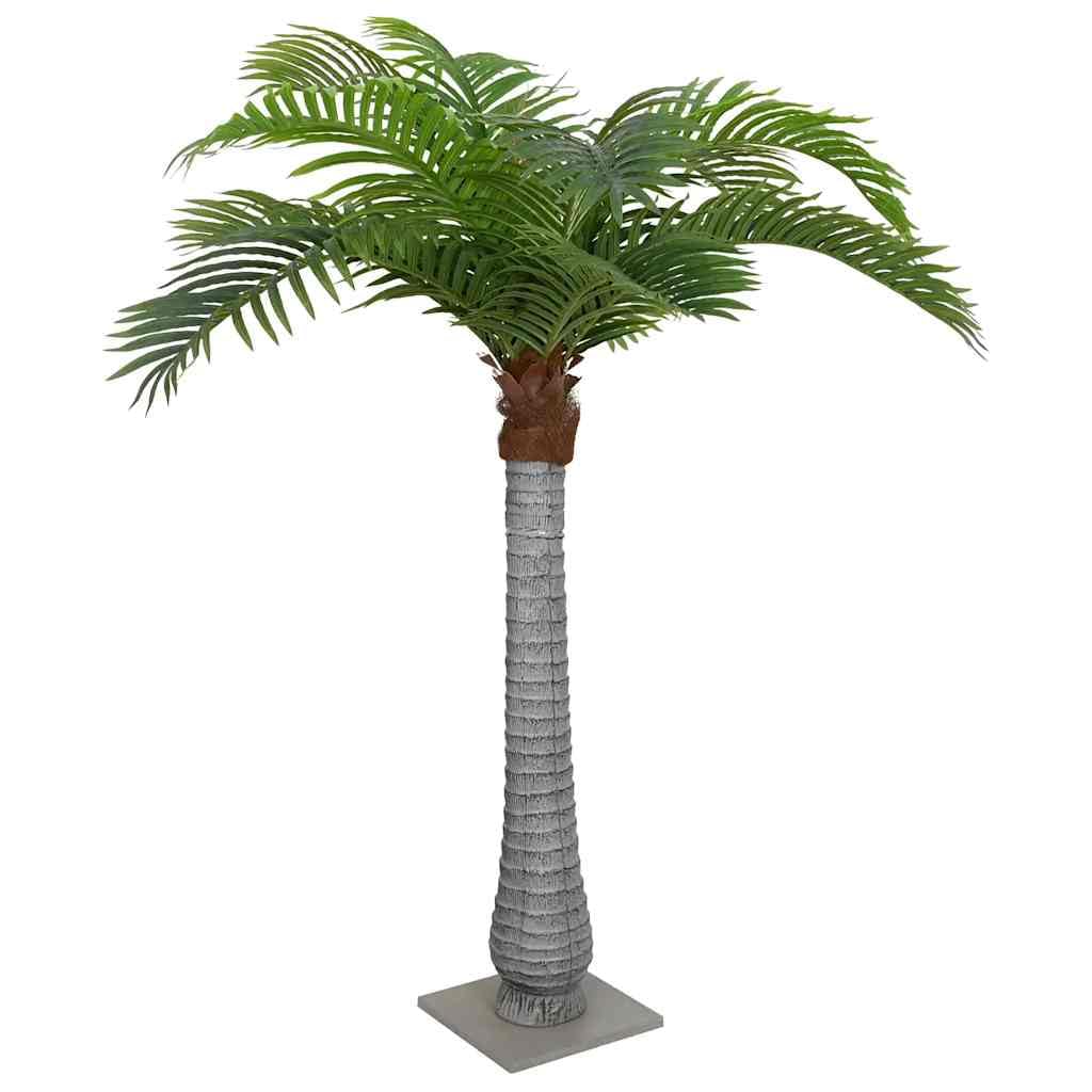 vidaXL Palme Künstlich 6 Blätter 100 cm Grün Topf