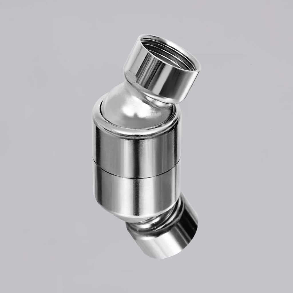 vidaXL Regenbrause Duschkopf Edelstahl 30x30 cm quadratisch