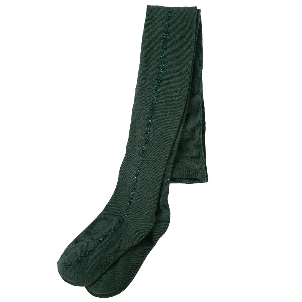 vidaXL Kinderstrumpfhose 104 Strumpfhose Dunkelgrün Baumwolle