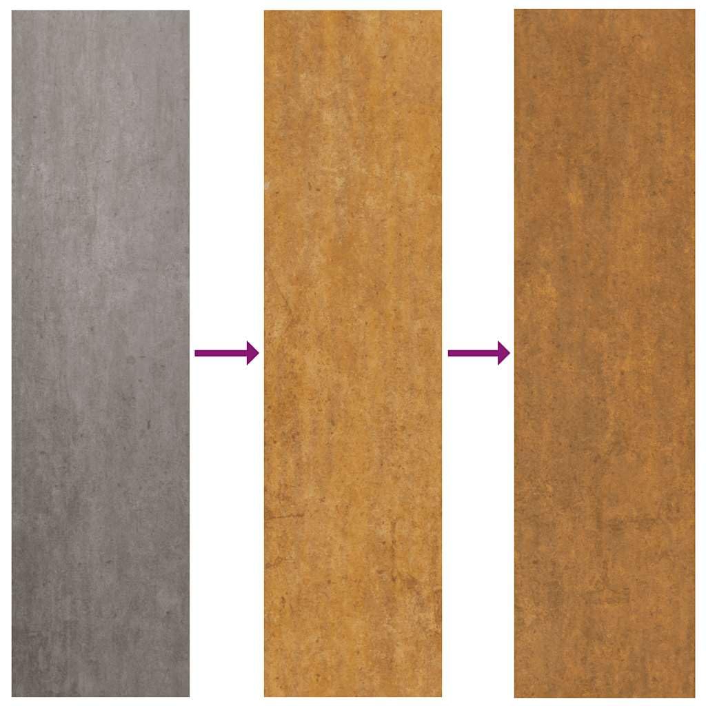 vidaXL Heim & Garten Gartentor 85x125 cm Rostoptik Corten