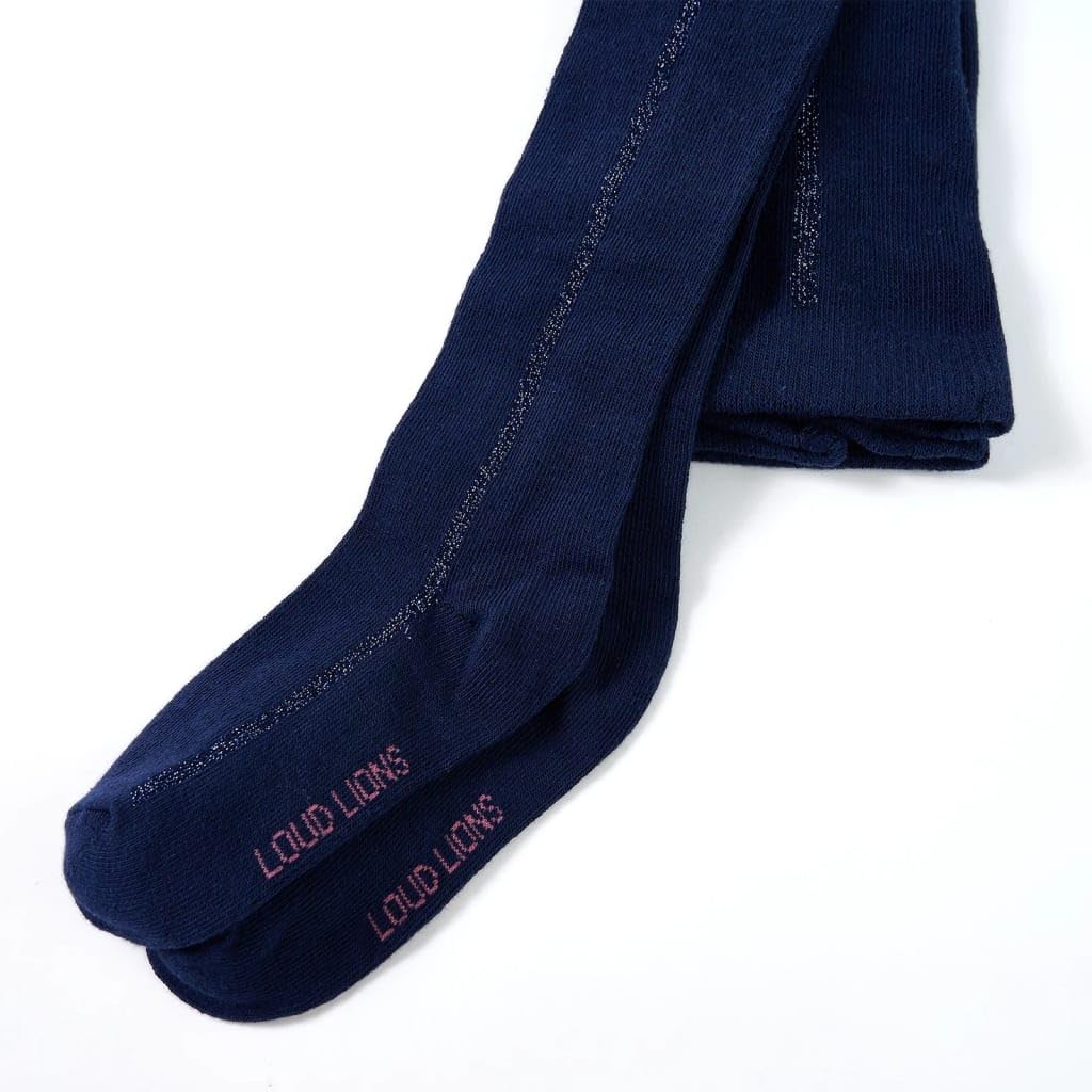 vidaXL Baby Kinderstrumpfhose Marineblau 92 Baumwolle