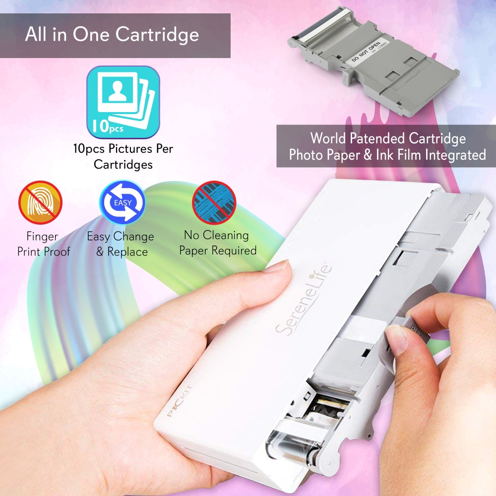 Serenelife Fotodrucker Pickit20 mobil für iPhone Android