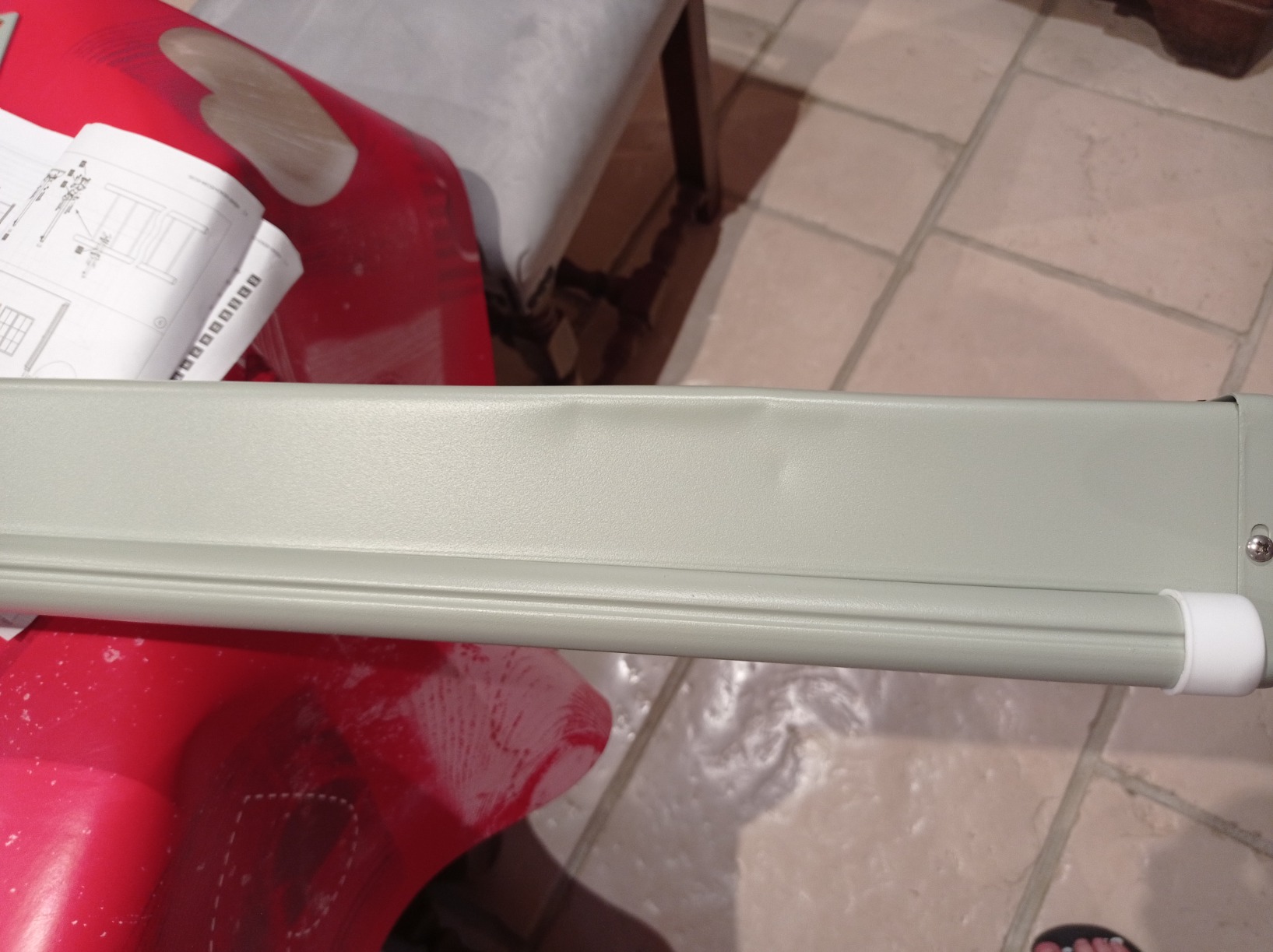 vidaXL Heim & Garten Seitenmarkise 80x300 cm Grau Ausziehbar