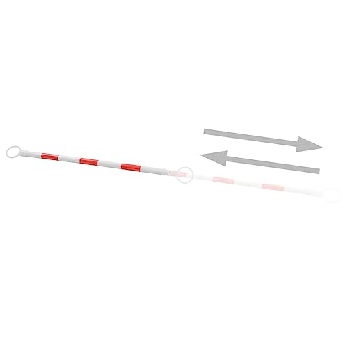 vidaXL Teleskopstange 130-215cm Absperrstange 2er Set ausziehbar