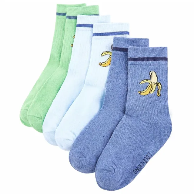 vidaXL Baby & Kleinkind Kindersocken Baumwolle 23-26 Streifen