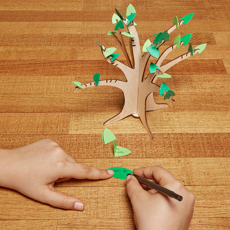 Kikkerland Home Gratitude Tree Dankbarkeitsbaum Deko