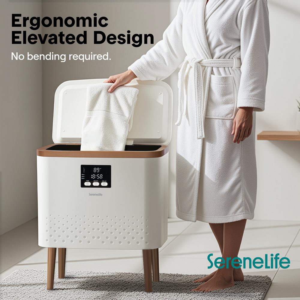 Serenelife Towel Warmers Handtuchwärmer Gold 20 L Edelstahl