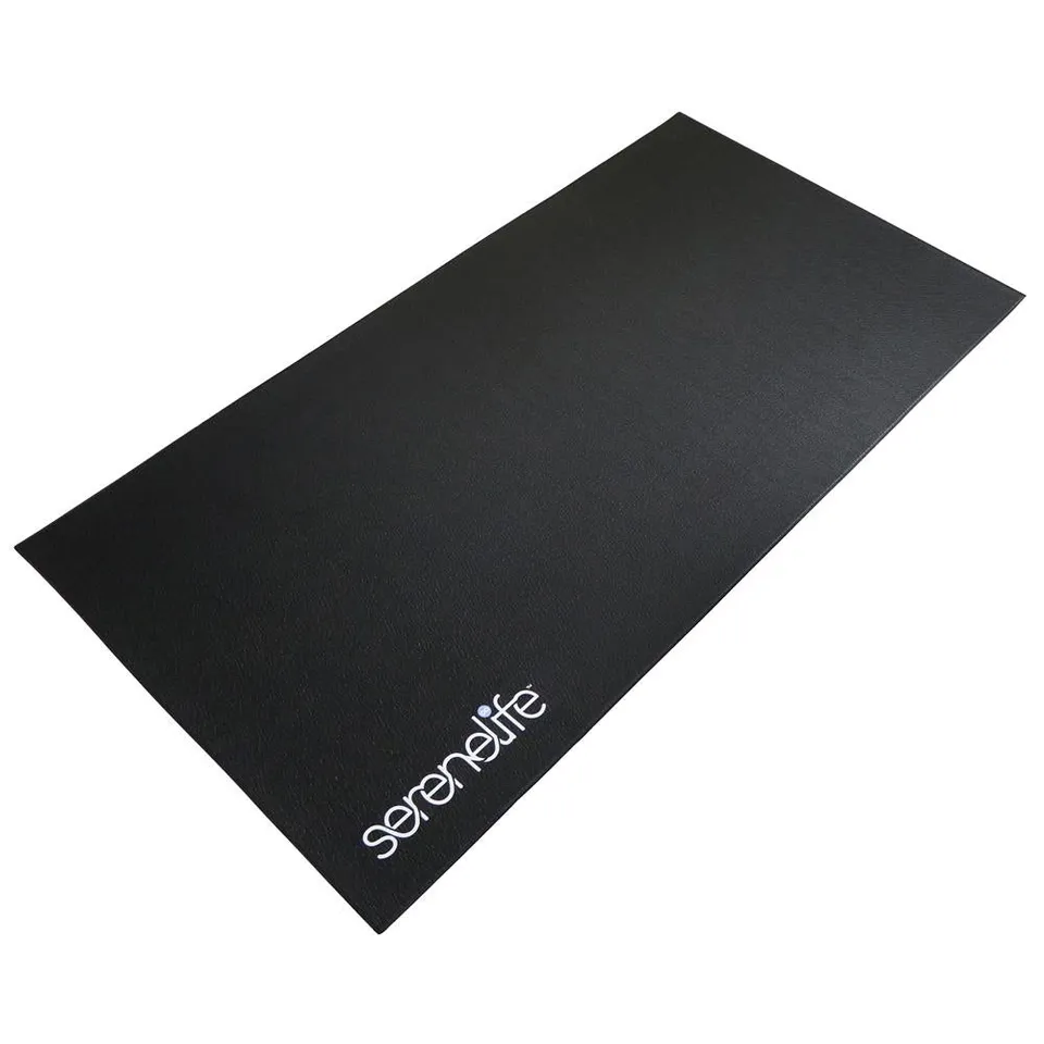 SereneLife Fitnessmatte PVC Bikematte rutschfest 76x152cm 6mm