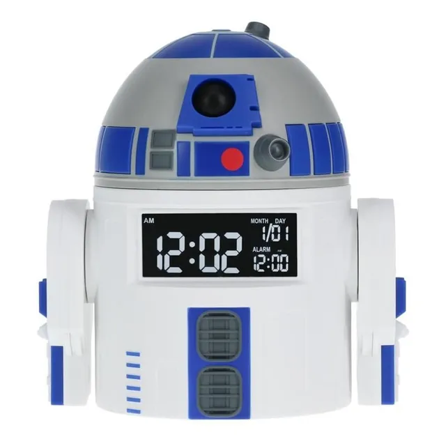 Paladone Homeware R2-D2 Wecker digital 13 cm USB mit Sound Star Wars