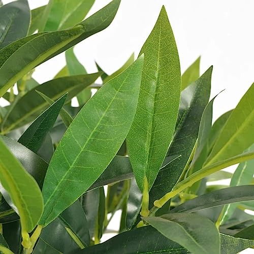 vidaXL Künstlicher Lorbeerbaum 125 cm Grün mit Topf