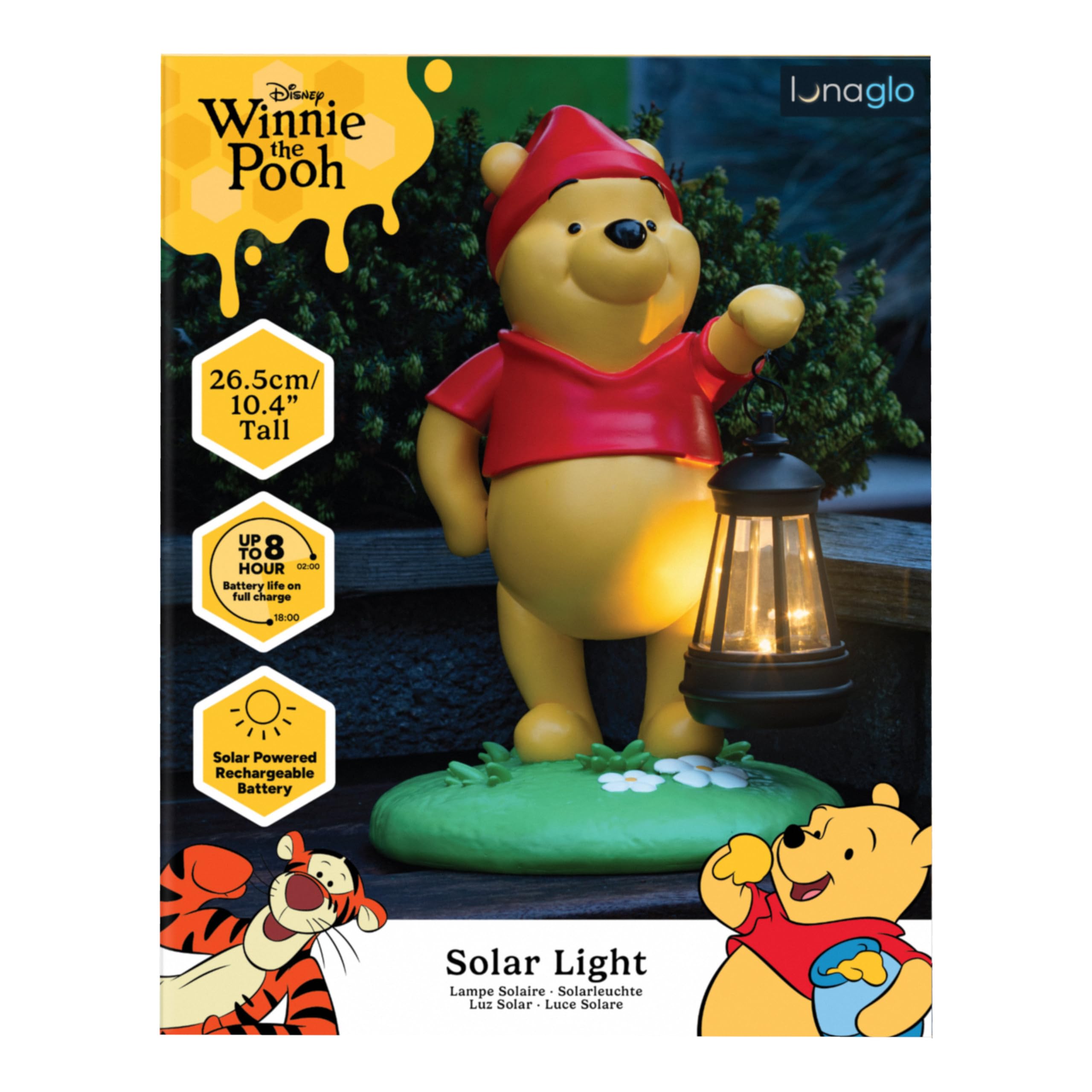 Paladone Lighting Winnie Pooh Solarleuchte Gartenzwerg
