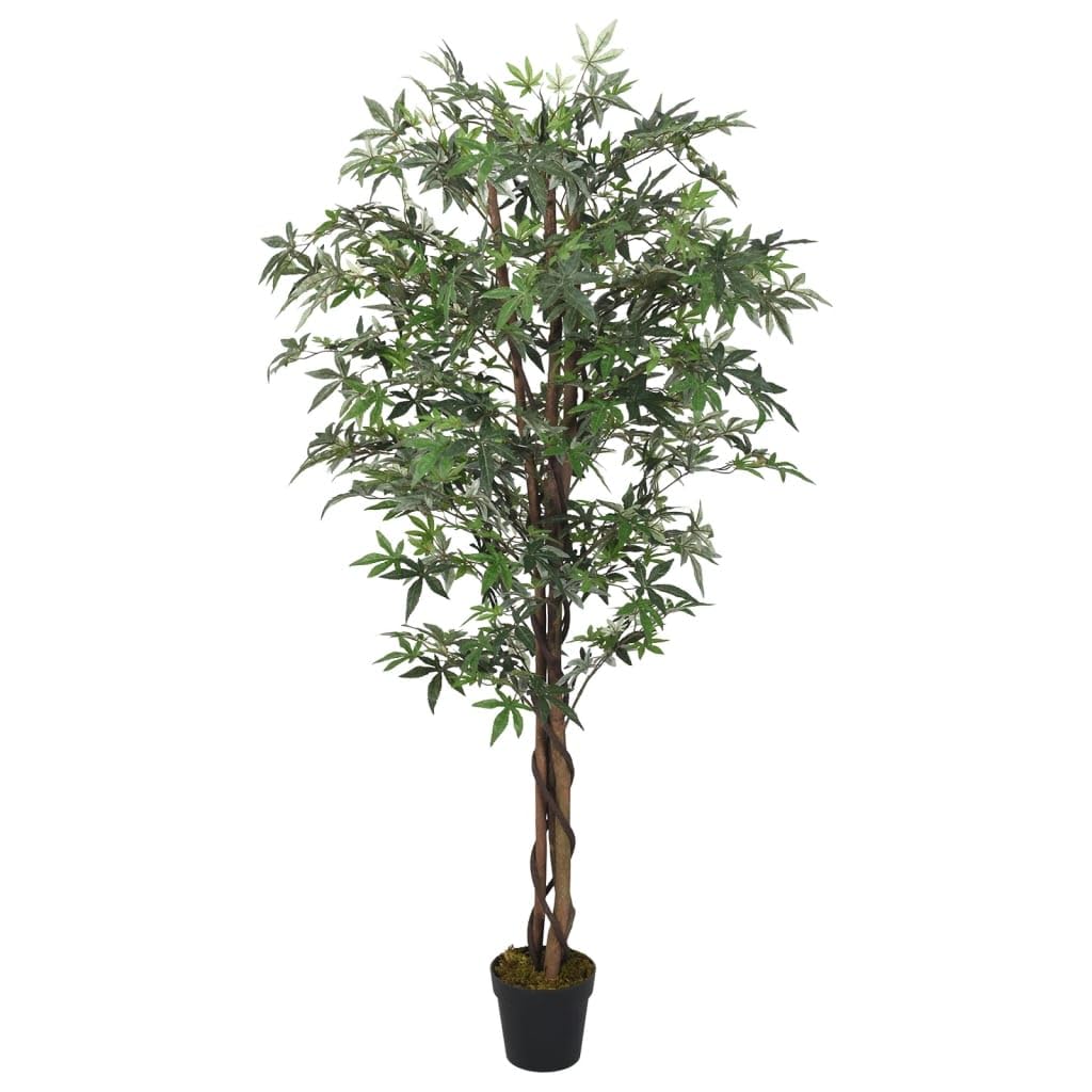 vidaXL Ahornbaum Künstlich 150 cm Grün 504 Blätter Topf