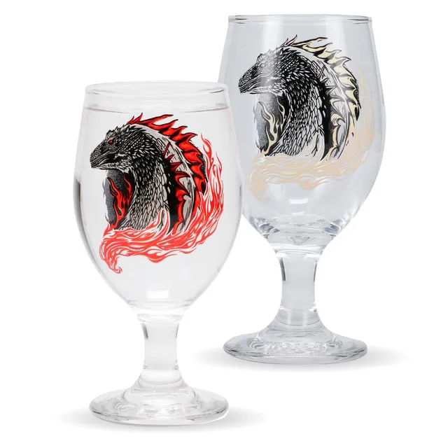 Paladone House of the Dragon Glas 350ml Farbwechsel