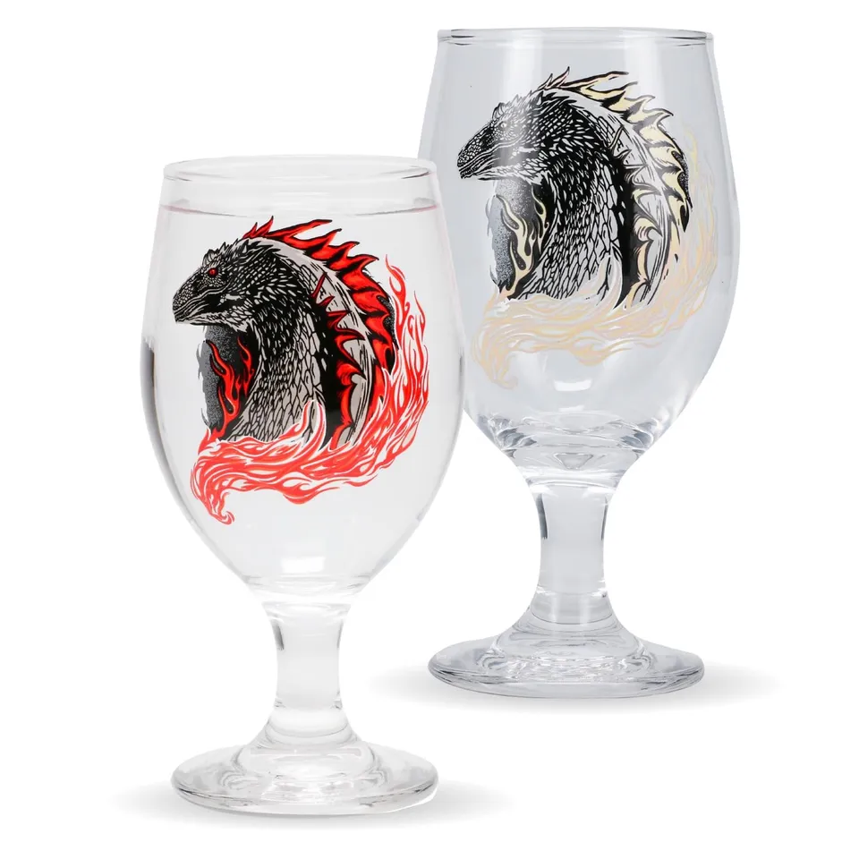 Paladone House of the Dragon Glas 350ml Farbwechsel