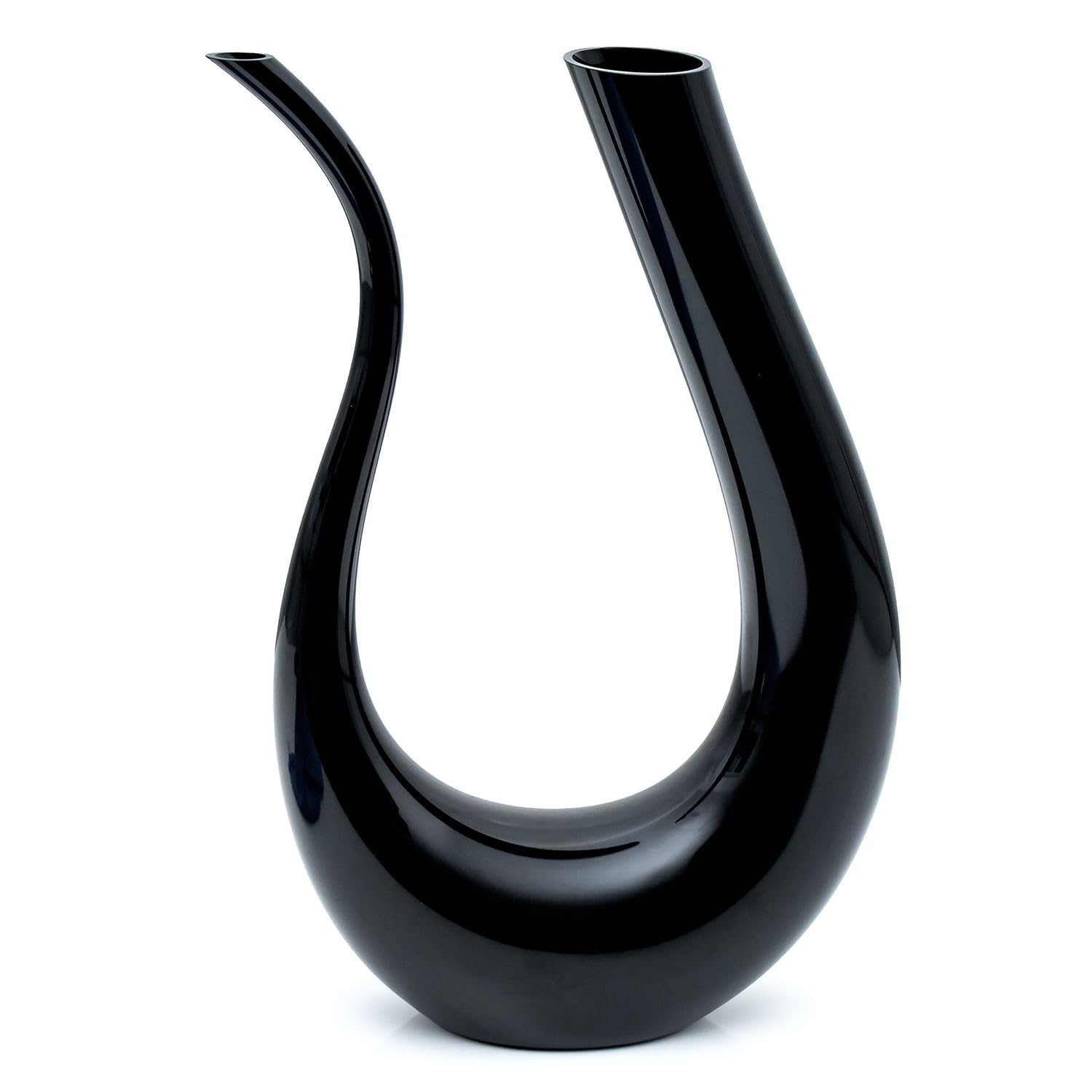 Intirilife Weindekanter U-Form Glas Klar 750 ml Karaffe