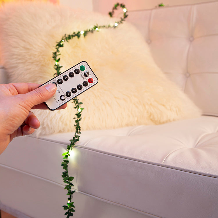 Kikkerland Home Leaf String Lights Lichterkette LED 3m Blätter