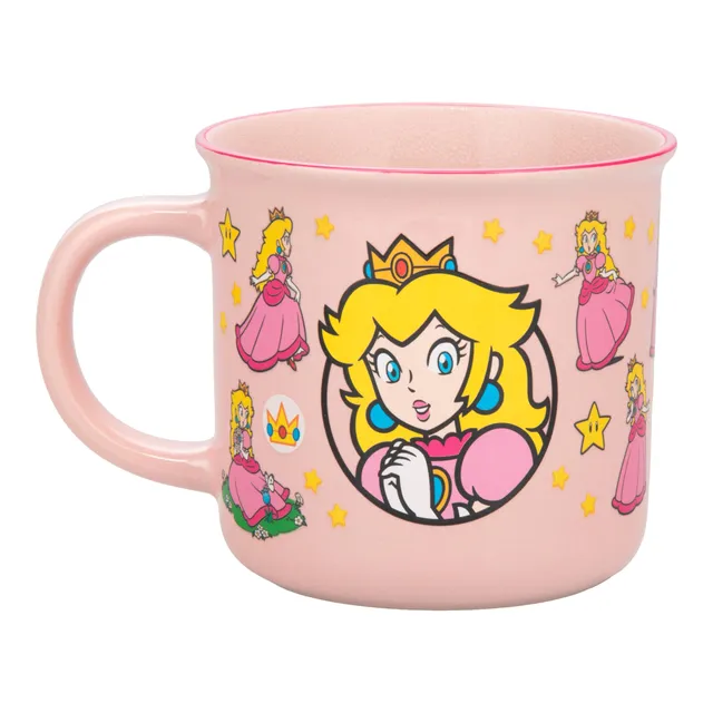 Paladone Super Mario Peach Tasse 300 ml rosa Thermoeffekt Keramik