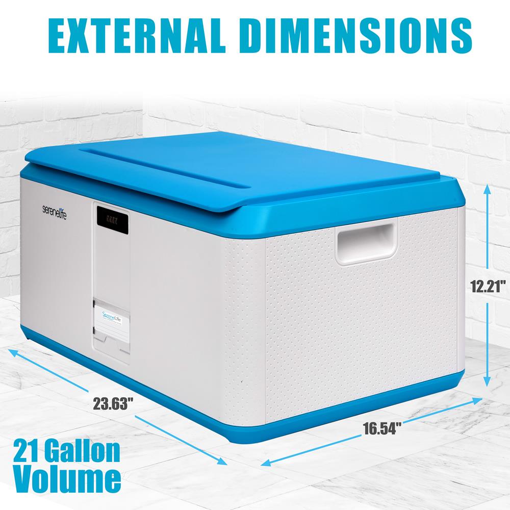 Serenelife Storage 21 Gal Box Aufbewahrungsbox 78L Zahlenschloss