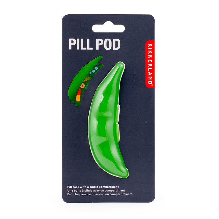 Kikkerland Home Pill Pod Pillendose Erbsenschote