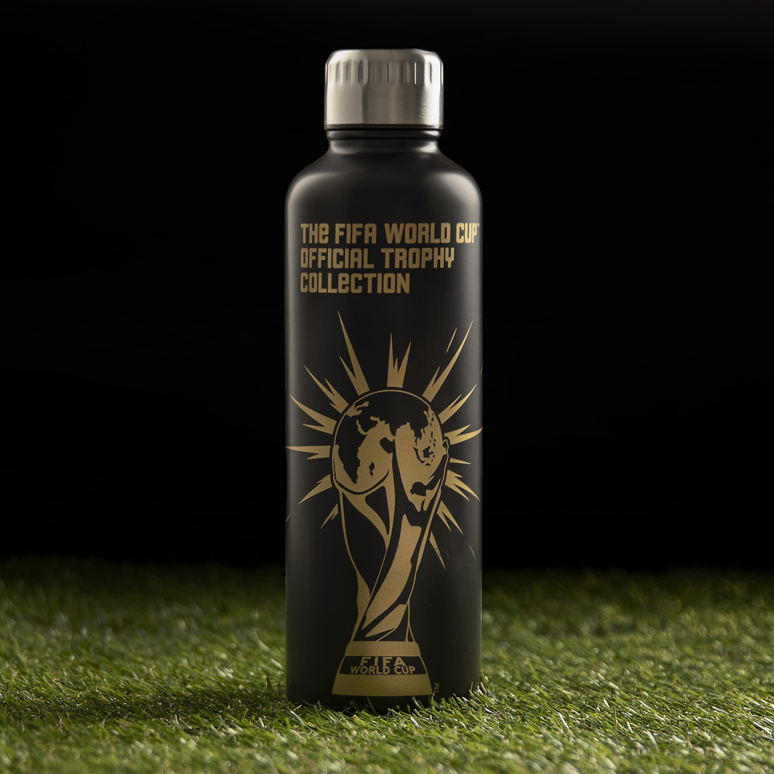 Paladone FIFA Trinkflasche Edelstahl 500 ml Trophy Metallflasche
