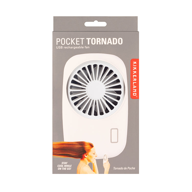 Kikkerland Home White Pocket Tornado Handventilator Weiß