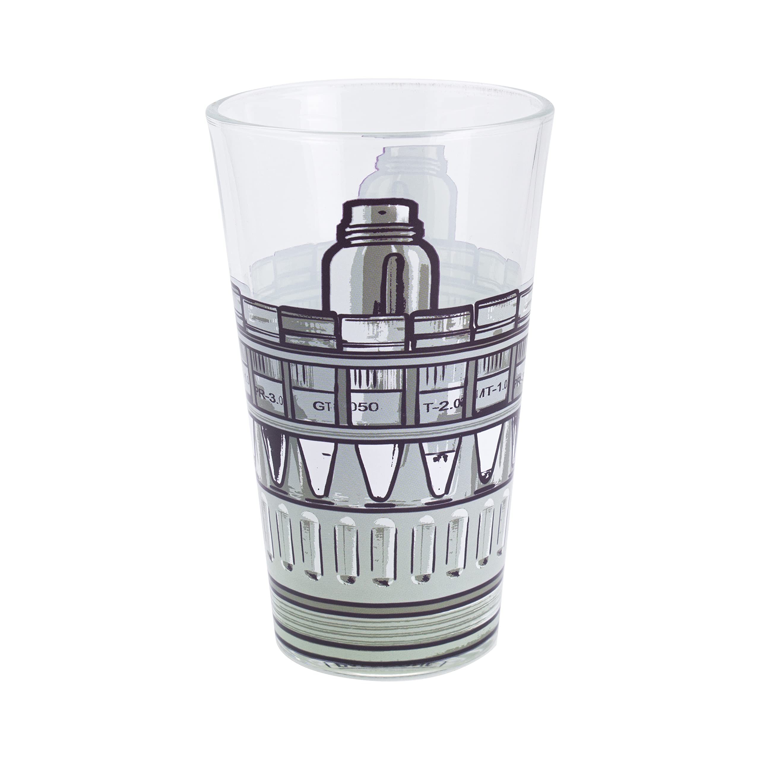 Paladone Drinkware Jurassic Park Glas 450ml Barbasol Dose