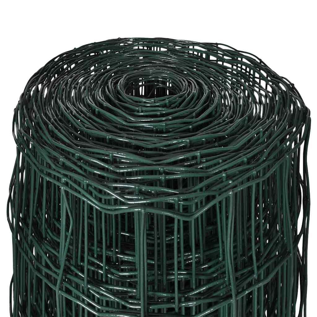 vidaXL Heimwerkerbedarf Euro-Zaun Gitterzaun 10x1,2 m grau PVC