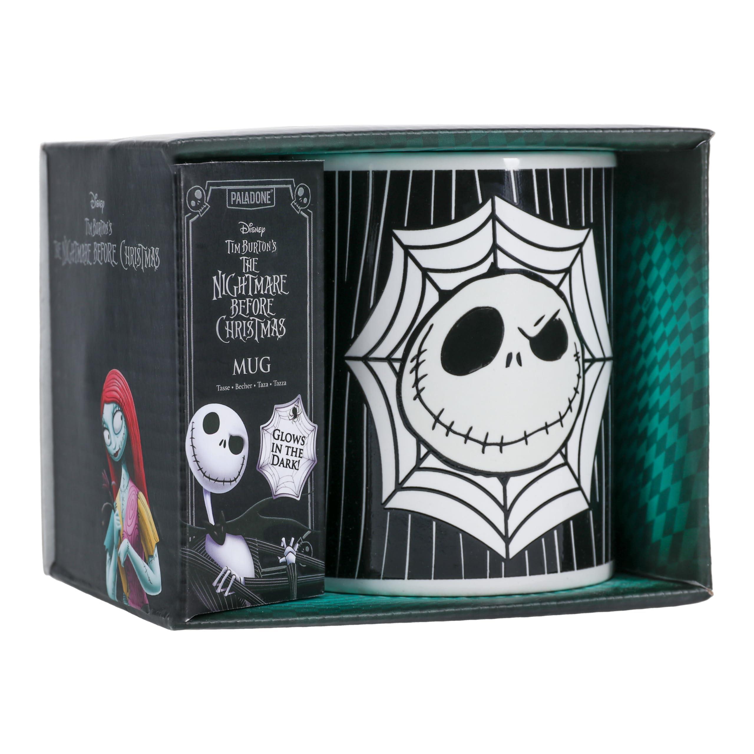 Paladone Drinkware Jack Skellington Tasse 300ml leuchtend